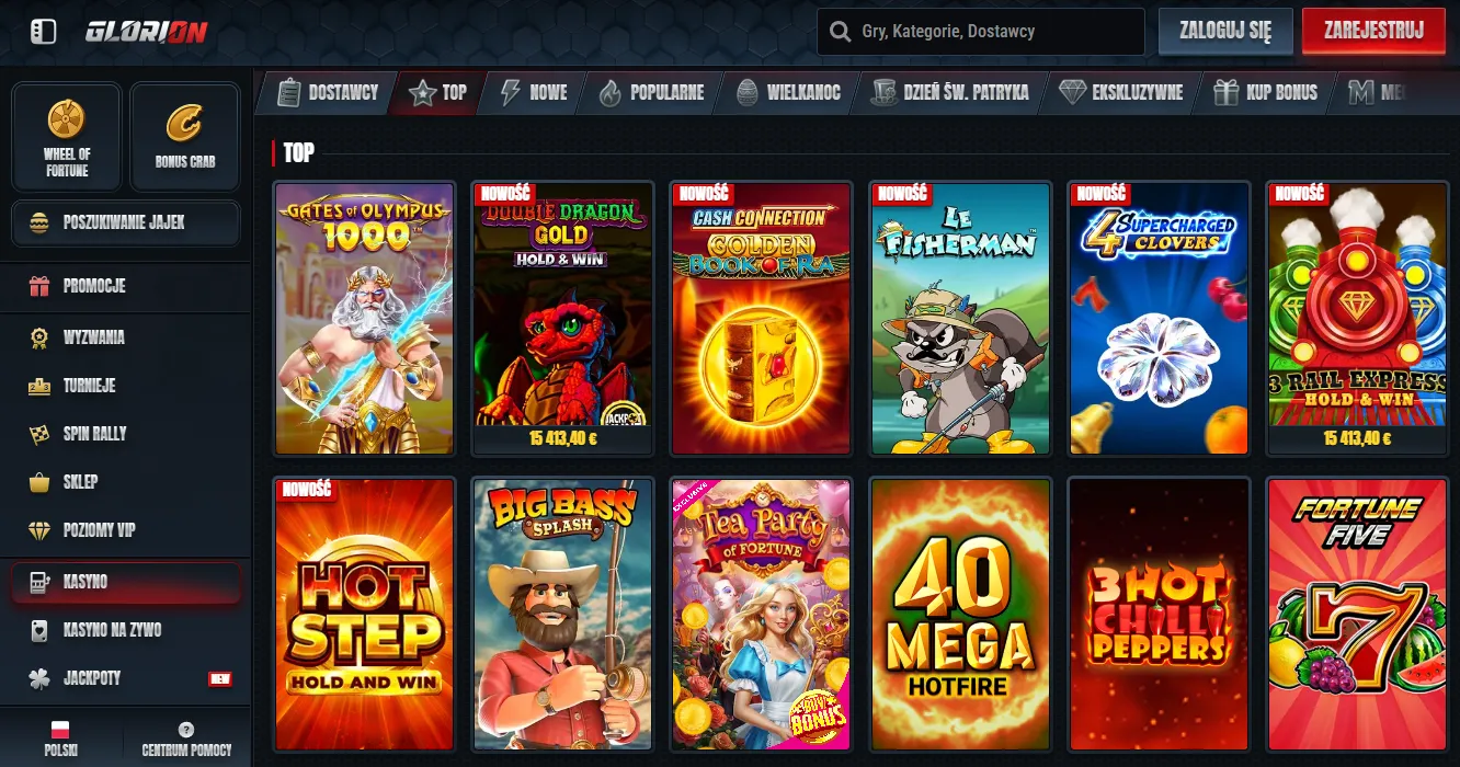 Wybierz gry hazardowe bez weryfikacji