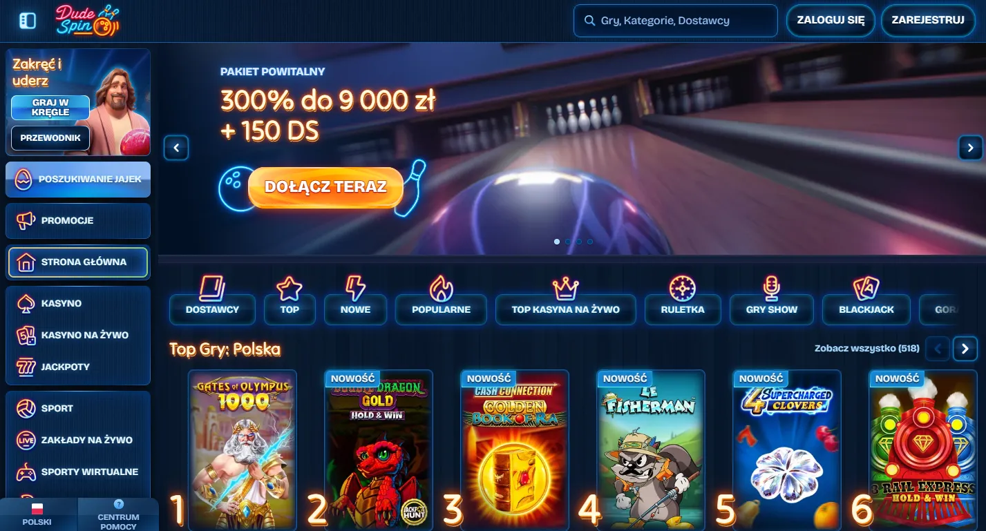 DudeSpin: Najlepsze kasyno bez weryfikacji w 2026 roku